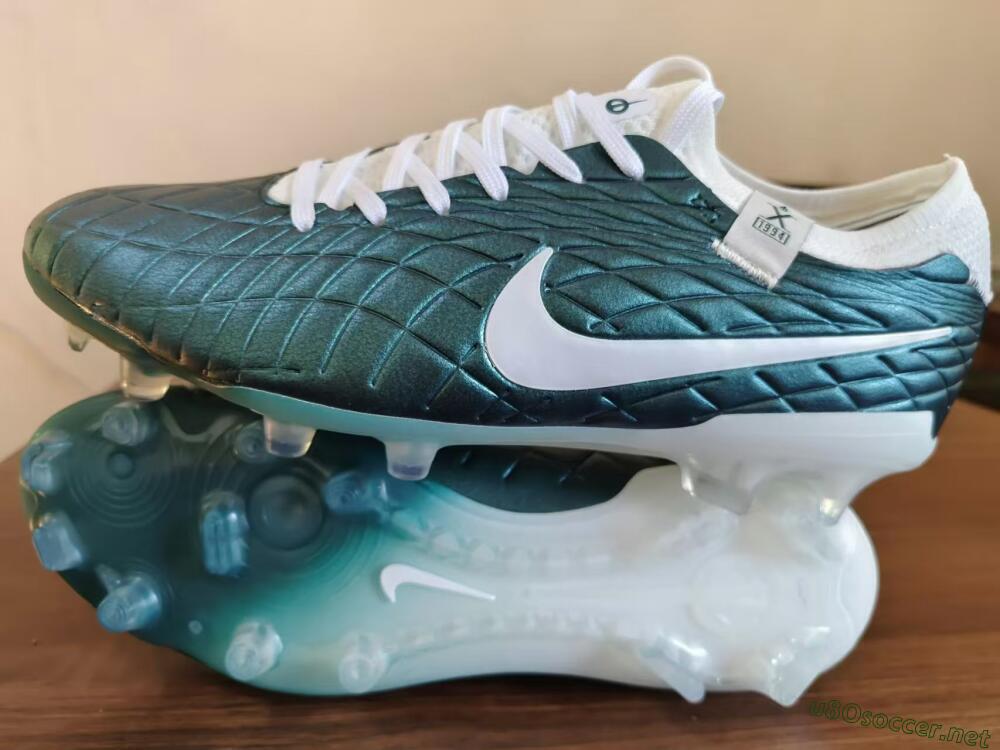 Men's Nike Tiempo Legend 10 Elite FG Football Boots - Jade/White