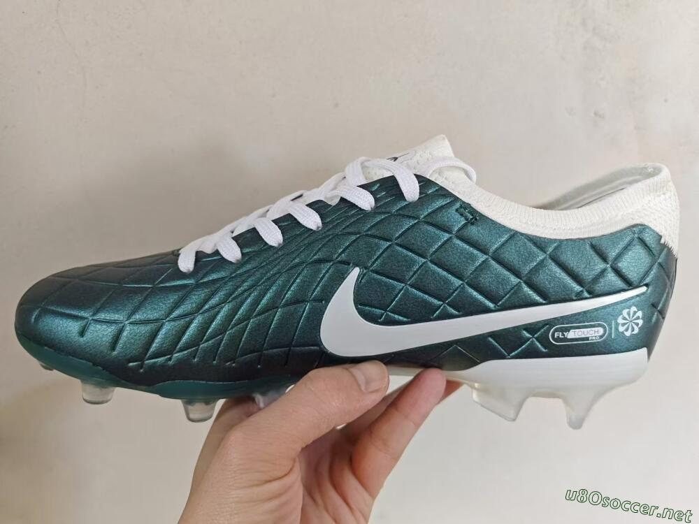 Men's Nike Tiempo Legend 10 Elite FG Football Boots - Jade/White