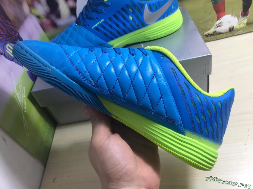 Men's Nike Lunar Gato 2 IC Football Shoes - Jade/White/Yellow
