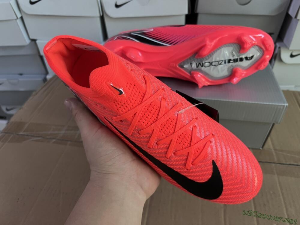 Men's Nike Air Zoom Mercurial Vapor 16 Elite FG Football Boots - Red/White/Black