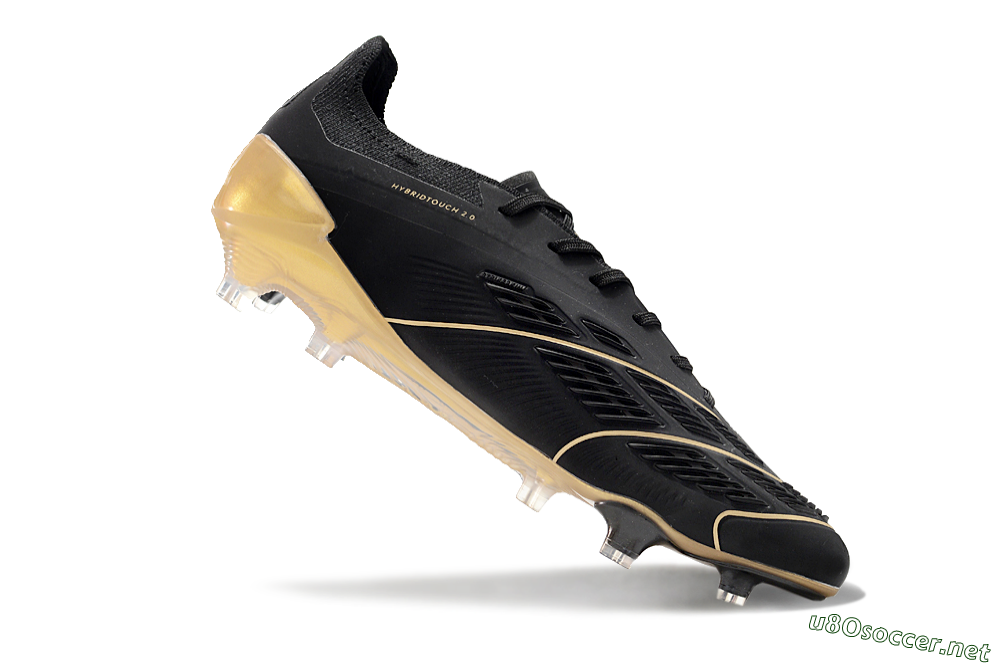 Men's Adidas Predator Elite Accuracy FG Football Boots - Black/Gold 4