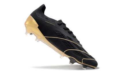 Men's Adidas Predator Elite Accuracy FG Football Boots - Black/Gold