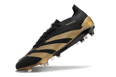 Men's Adidas Predator Elite Accuracy FG Football Boots - Black/Gold