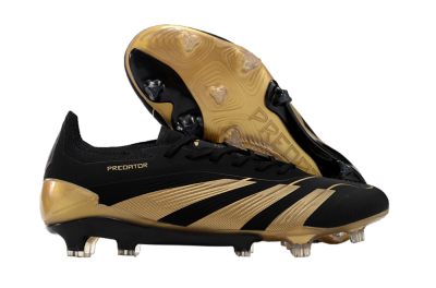 Men's Adidas Predator Elite Accuracy FG Football Boots - Black/Gold