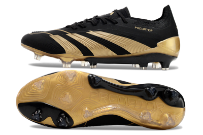Men's Adidas Predator Elite Accuracy FG Football Boots - Black/Gold
