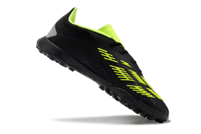Unisex Adidas Predator 24 Elite TF Football Shoes - Black/Yellow/Grey