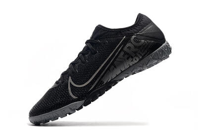 Men's Nike Air Zoom Mercurial Vapor 13 Elite TF Football Shoes - Black/Silver/Grey
