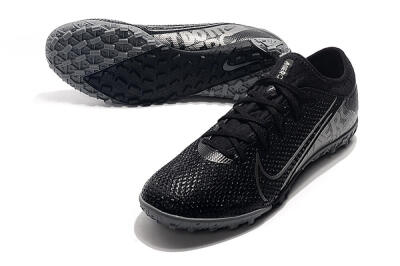 Men's Nike Air Zoom Mercurial Vapor 13 Elite TF Football Shoes - Black/Silver/Grey