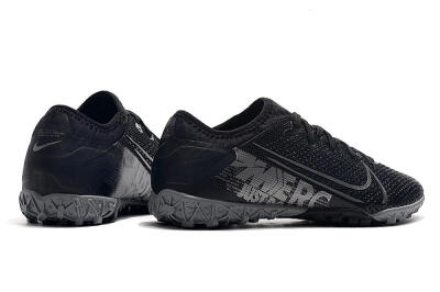 Men's Nike Air Zoom Mercurial Vapor 13 Elite TF Football Shoes - Black/Silver/Grey