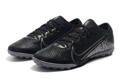 Men's Nike Air Zoom Mercurial Vapor 13 Elite TF Football Shoes - Black/Silver/Grey