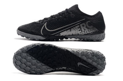 Men's Nike Air Zoom Mercurial Vapor 13 Elite TF Football Shoes - Black/Silver/Grey