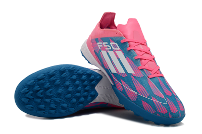 Men's Adidas F50 Elite TF Football Shoes - Blue/Pink/White