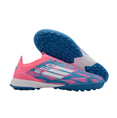 Men's Adidas F50 Elite TF Football Shoes - Blue/Pink/White