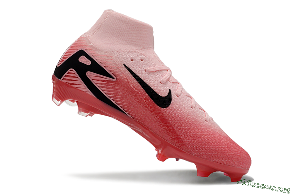 Unisex Nike Air Zoom Mercurial Superfly 10 Elite FG Football Boots - Pink/Black 4
