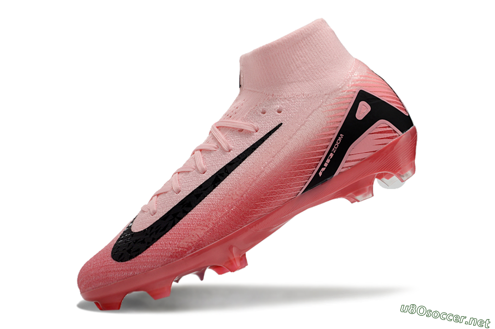 Unisex Nike Air Zoom Mercurial Superfly 10 Elite FG Football Boots - Pink/Black 5