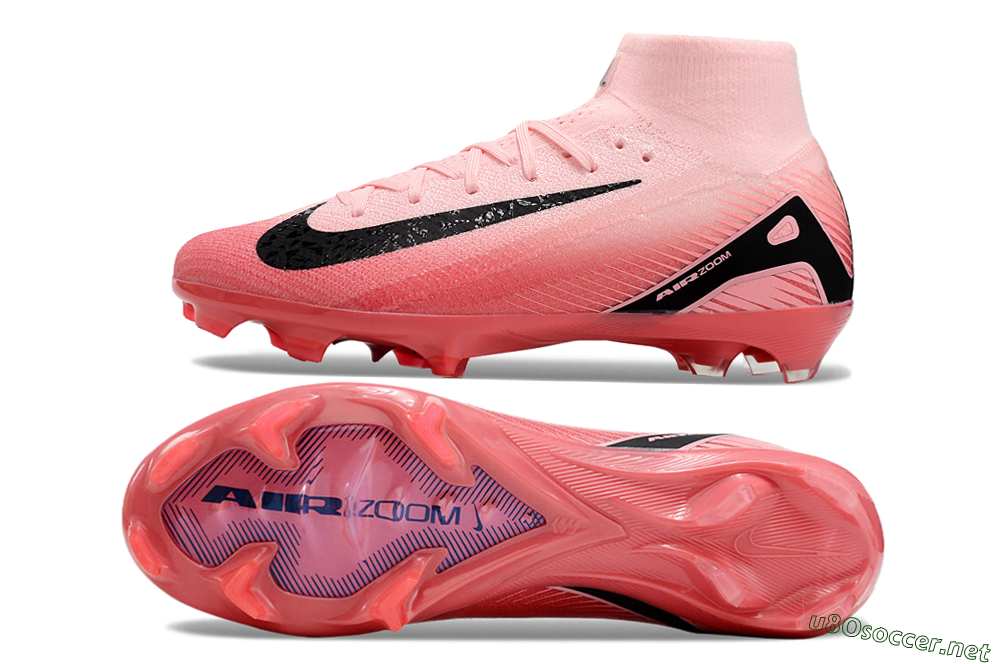 Unisex Nike Air Zoom Mercurial Superfly 10 Elite FG Football Boots - Pink/Black 1