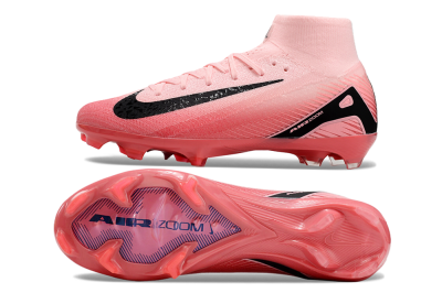 Unisex Nike Air Zoom Mercurial Superfly 10 Elite FG Football Boots - Pink/Black