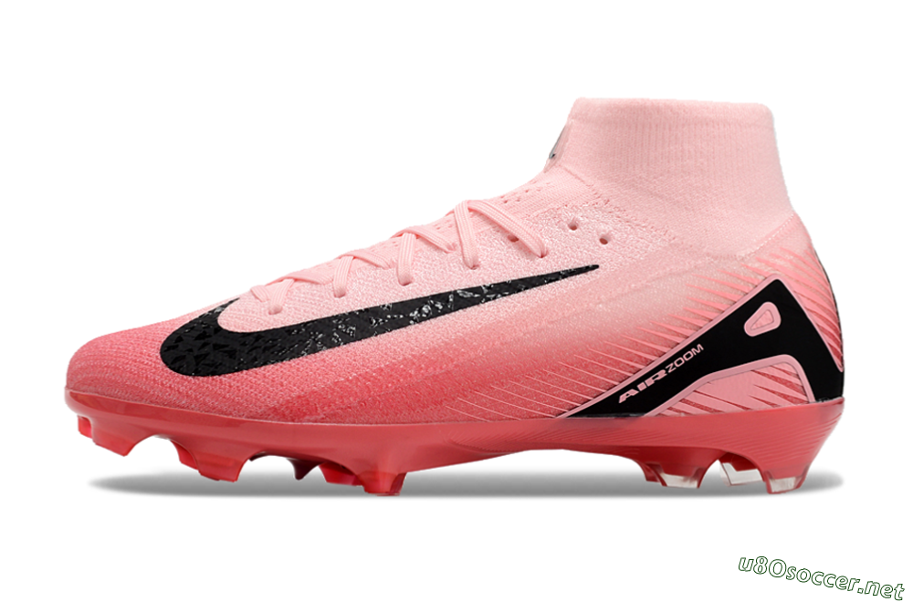 Unisex Nike Air Zoom Mercurial Superfly 10 Elite FG Football Boots - Pink/Black 0