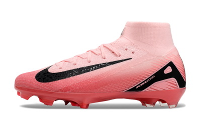 Unisex Nike Air Zoom Mercurial Superfly 10 Elite FG Football Boots - Pink/Black
