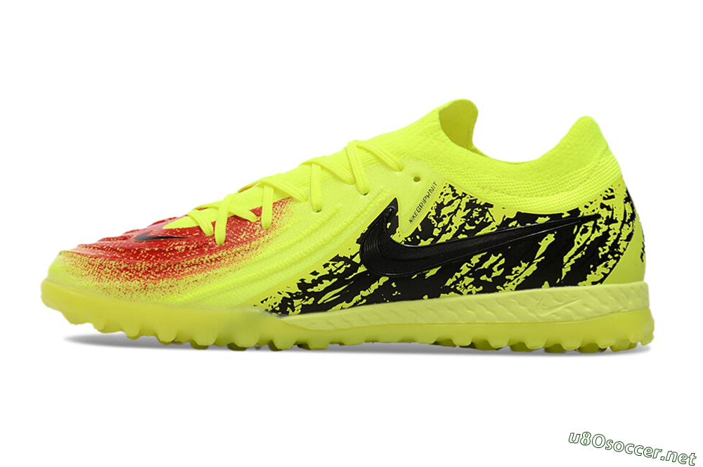 Men's Nike Phantom GX 2 Elite TF Football Shoes - Yellow/Red/Black 0