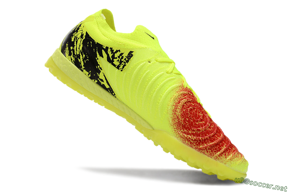 Men's Nike Phantom GX 2 Elite TF Football Shoes - Yellow/Red/Black 5