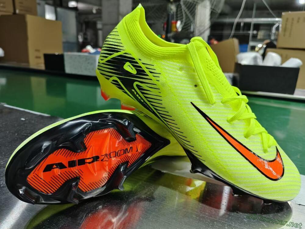 Unisex Nike Air Zoom Mercurial Vapor 16 Elite FG Football Boots - Yellow/Orange/Black