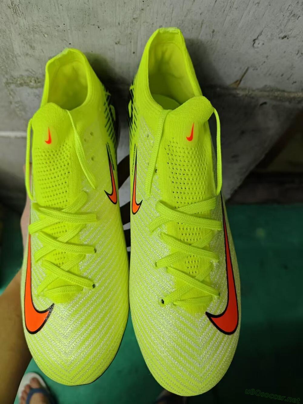 Unisex Nike Air Zoom Mercurial Vapor 16 Elite FG Football Boots - Yellow/Orange/Black