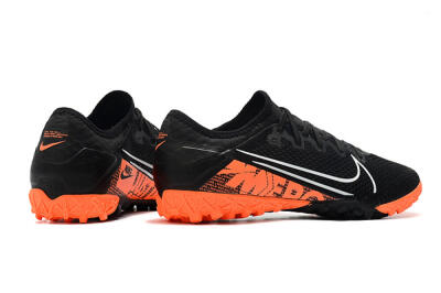 Men's Nike Mercurial Vapor 13 Pro TF Football Shoes - Black/Orange
