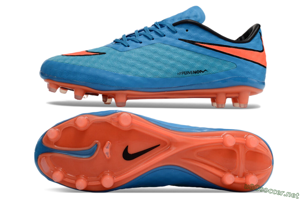 Men's Nike Hypervenom Phantom FG Football Boots - Blue/Orange 1