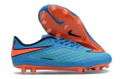 Men's Nike Hypervenom Phantom FG Football Boots - Blue/Orange