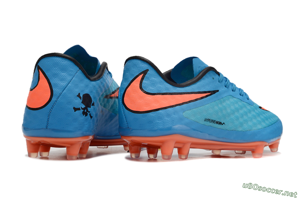 Men's Nike Hypervenom Phantom FG Football Boots - Blue/Orange 6