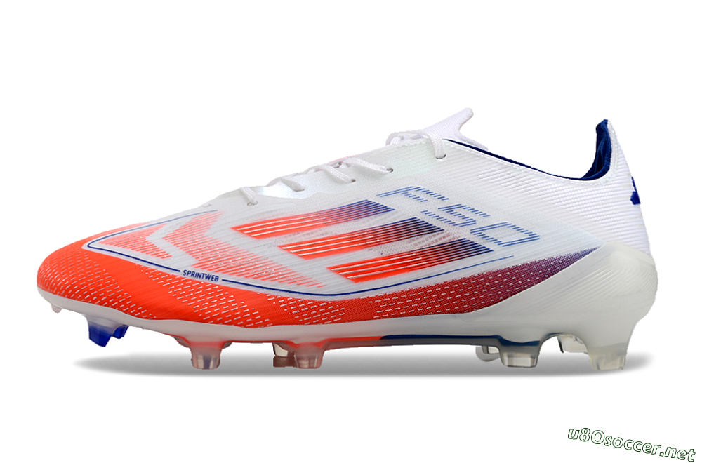 Men's Adidas F50 Elite FG Football Boots - Red/Blue/White 0