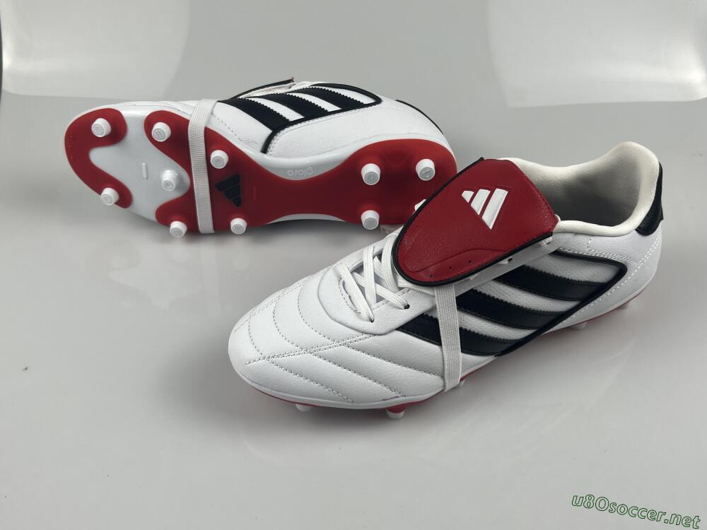 Men's Adidas Copa Gloro 2 FG Football Boots - White/Black/Red