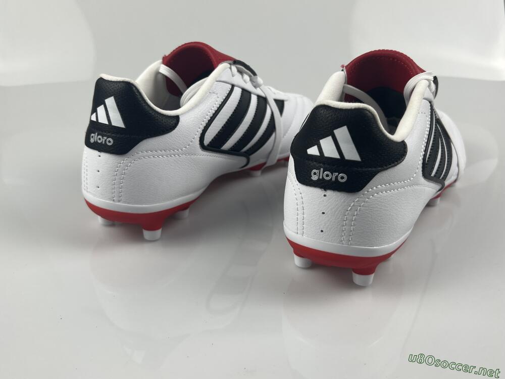 Men's Adidas Copa Gloro 2 FG Football Boots - White/Black/Red