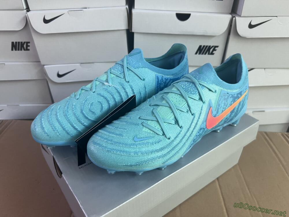 Men's Nike Phantom Luna Elite AG Football Boots - Jade/Pink/Yellow