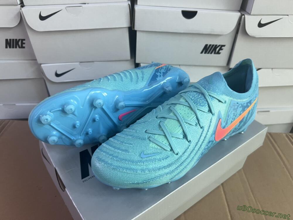 Men's Nike Phantom Luna Elite AG Football Boots - Jade/Pink/Yellow