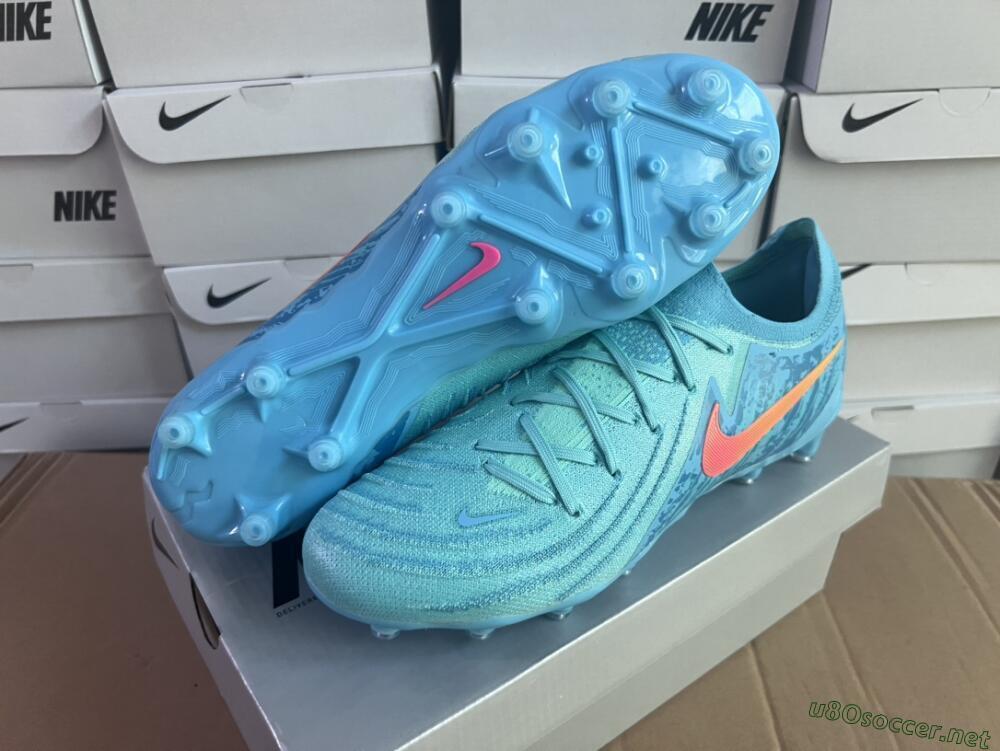 Men's Nike Phantom Luna Elite AG Football Boots - Jade/Pink/Yellow