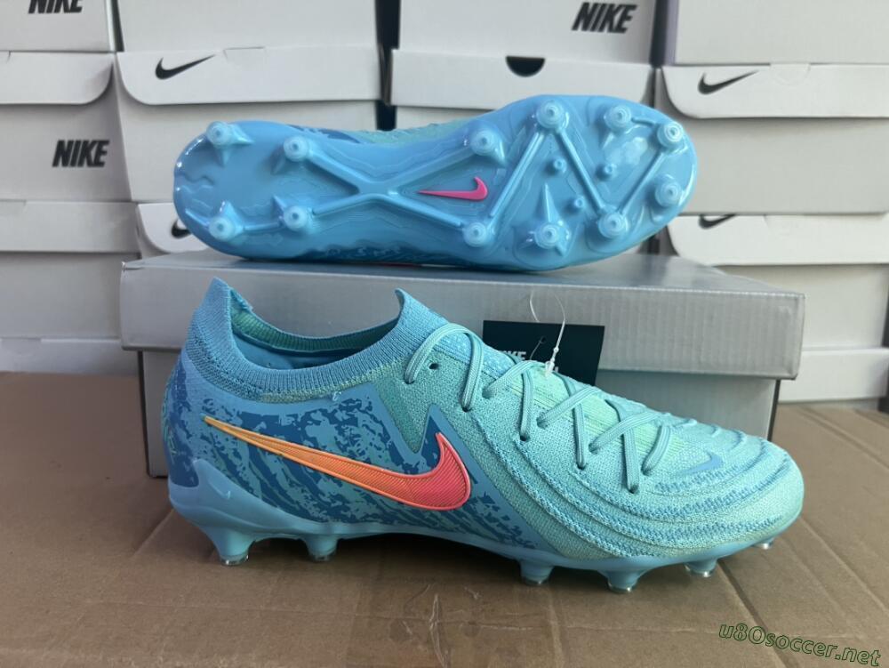 Men's Nike Phantom Luna Elite AG Football Boots - Jade/Pink/Yellow