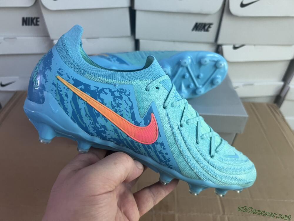 Men's Nike Phantom Luna Elite AG Football Boots - Jade/Pink/Yellow