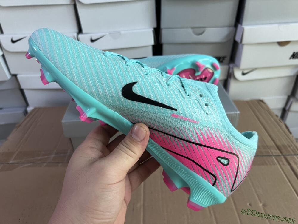 Men's Nike Air Zoom Mercurial Vapor 16 Elite FG Football Boots - Jade/Black/Pink