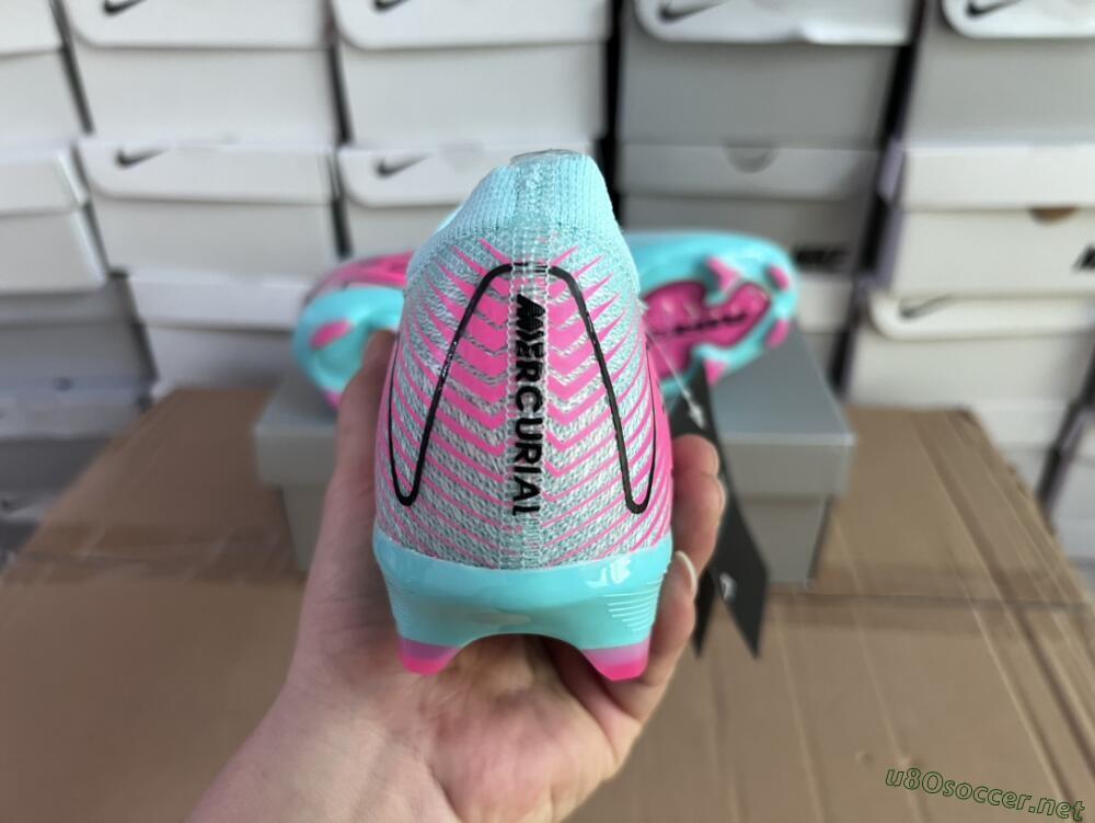 Men's Nike Air Zoom Mercurial Vapor 16 Elite FG Football Boots - Jade/Black/Pink