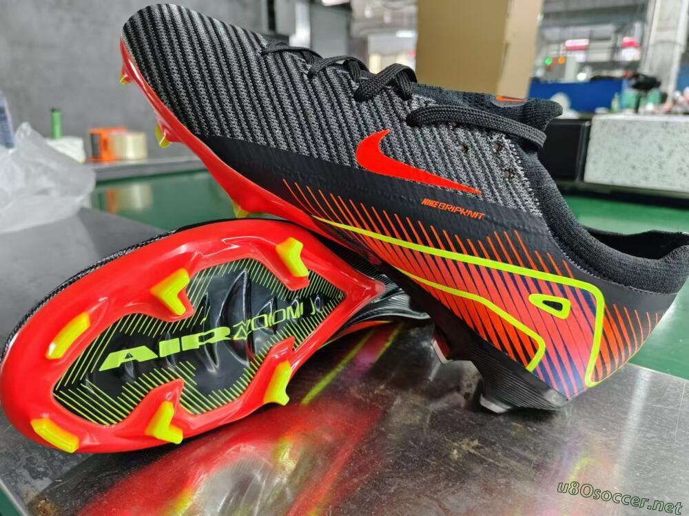 Men's Nike Air Zoom Mercurial Vapor 16 Elite FG Football Boots - Black/Red/Yellow
