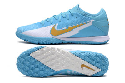 Men's Nike Mercurial Vapor 13 Pro TF Football Shoes - Jade/White/Gold