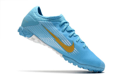 Men's Nike Mercurial Vapor 13 Pro TF Football Shoes - Jade/White/Gold