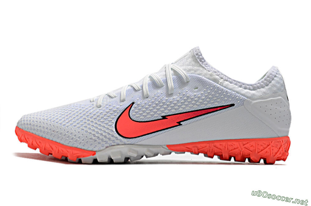 Men's Nike Mercurial Vapor 13 Pro TF Football Shoes - White/Red 0