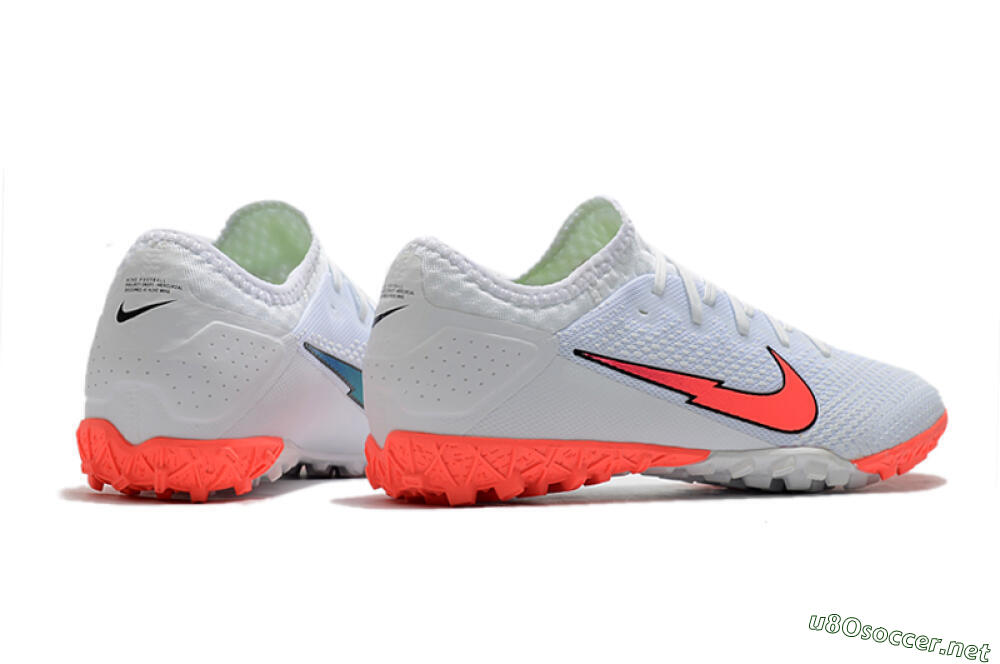 Men's Nike Mercurial Vapor 13 Pro TF Football Shoes - White/Red 6