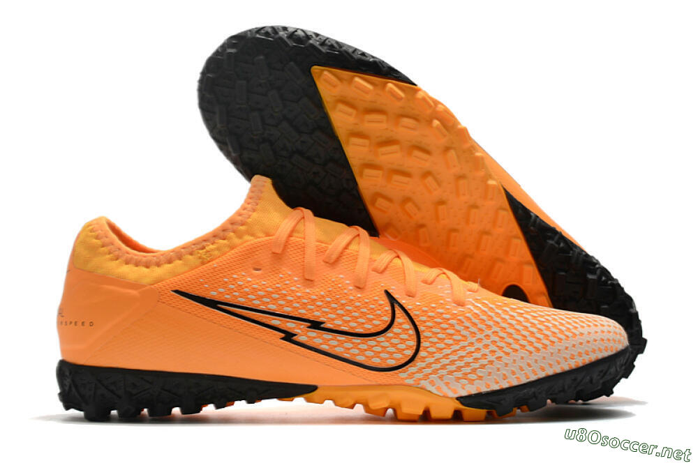 Men's Nike Mercurial Vapor 13 Pro TF Football Shoes - Orange/Black 2