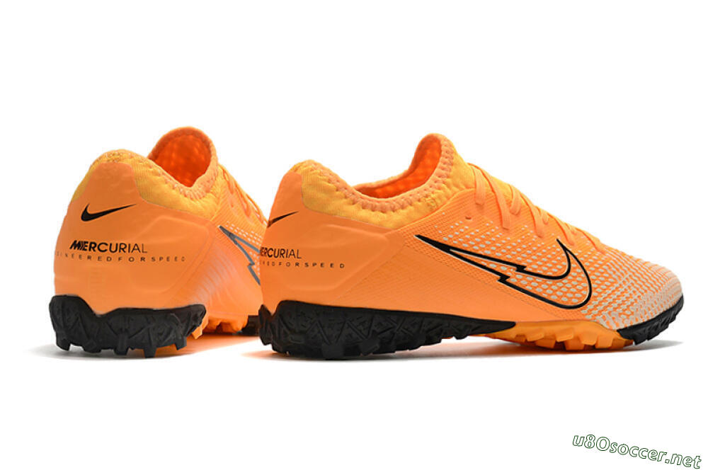 Men's Nike Mercurial Vapor 13 Pro TF Football Shoes - Orange/Black 6