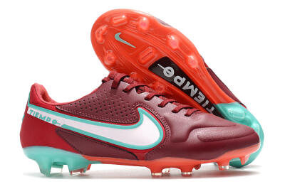Men's Nike Tiempo Legend 9 Elite FG Football Boots - Red/Jade/White