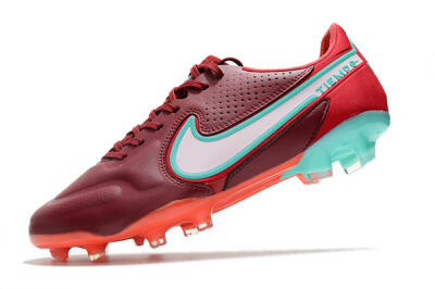 Men's Nike Tiempo Legend 9 Elite FG Football Boots - Red/Jade/White